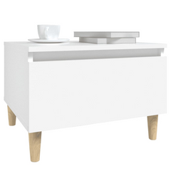 White Side Table 50x46x35 cm - Modern & Stylish Engineered Wood Table