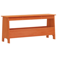 Hall Bench in Wax Brown – Solid Pine Wood, 100x28x45 cm – Stylish & Functional Entryway Furniture