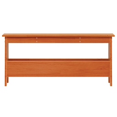 Hall Bench in Wax Brown – Solid Pine Wood, 100x28x45 cm – Stylish & Functional Entryway Furniture