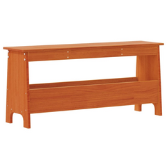 Hall Bench in Wax Brown – Solid Pine Wood, 100x28x45 cm – Stylish & Functional Entryway Furniture