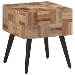 Side Table 40x40x45 cm Solid Reclaimed Teak