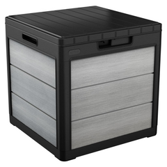 Keter Denali 113 L Garden Storage Box Anthracite - Durable, Stylish, and Weather-resistant