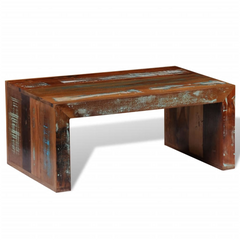 Coffee Table Reclaimed Wood - Vintage Retro Style | Solid Wood | Handmade