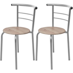 Modern Breakfast Bar Set - Sleek MDF & Sturdy Iron Frame, Ideal for Apartments, Cafés, and Pubs