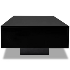 Coffee Table High Gloss Black - Modern and Elegant Design