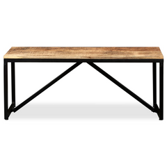 Bench Solid Mango Wood 110x35x45 cm