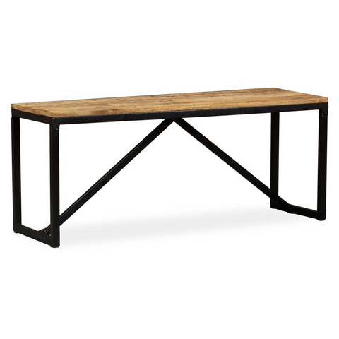 Bench Solid Mango Wood 110x35x45 cm