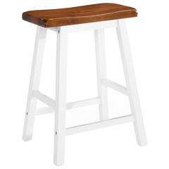 Bar Table and Stool Set - 3 Piece Solid Wood Furniture for Home, Bar, or Restaurant