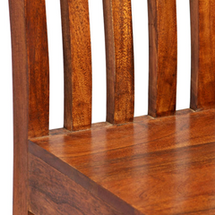 Dining Chairs Set of 6 - Solid Acacia Wood, Modern & Elegant Design