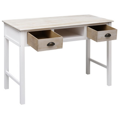 Multi-purpose Console Table 110x45x76 cm - Stylish Wood with Storage Drawers