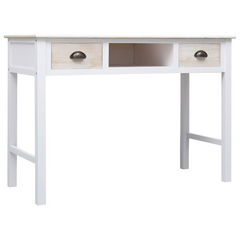 Multi-purpose Console Table 110x45x76 cm - Stylish Wood with Storage Drawers