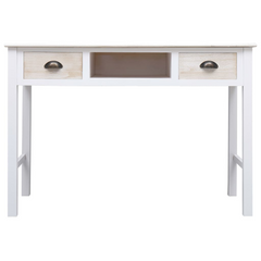 Multi-purpose Console Table 110x45x76 cm - Stylish Wood with Storage Drawers