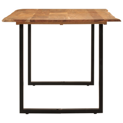 Dining Table 180x90x76 cm Solid Acacia Wood - Industrial and Rustic Style