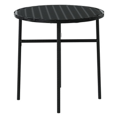 3 Piece Poly Rattan Garden Dining Set in Black - Elegant Outdoor Furniture for Patio & Garden