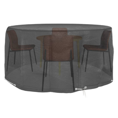 Garden Furniture Cover - Round Ø230x90 cm, Water & UV Resistant, 10 Eyelets, Durable PE Material