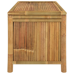 Bamboo Garden Storage Box 90x52x55cm - Weather-Resistant, Multi-Use Outdoor & Indoor Storage Bench