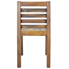 Dining Chairs 4 pcs - Solid Reclaimed Wood, Eco-Friendly, Vintage-Style Charm