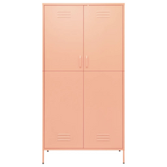 Pink Steel Wardrobe 90x50x180 cm - Durable, Chic & Spacious Storage Solution