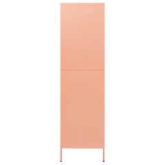 Pink Steel Wardrobe 90x50x180 cm - Durable, Chic & Spacious Storage Solution