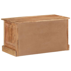 Solid Acacia Wood Shoe Storage Bench - Comfortable, Durable, and Stylish - 85x40x45 cm