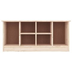 Shoe Bench ALTA 100x35x45 cm | Solid Pine Wood Shoe Storage Organizer with Seating