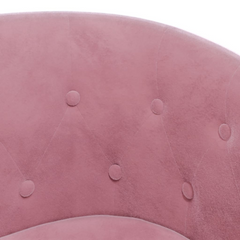 Luxurious Pink Velvet Tub Chair - Modern & Comfortable Accent Chair