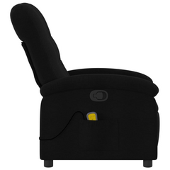 Ultimate Comfort: Massage Recliner Chair in Black Fabric