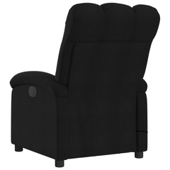 Ultimate Comfort: Massage Recliner Chair in Black Fabric