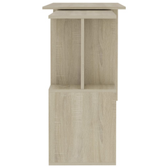 Stylish Corner Desk in Sonoma Oak - 200x50x76 cm | Space-Saving Engineered Wood