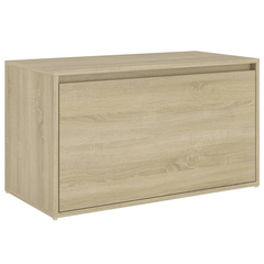 Sonoma Oak Hall Bench 80x40x45 cm - Stylish Engineered Wood Storage Solution