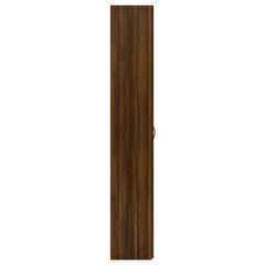 Office Cabinet Brown Oak 60x32x190 cm - Premium Engineered Wood