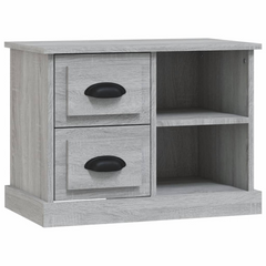 Elegant Bedside Cabinet Grey Sonoma 60x35.5x45 cm