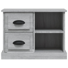 Elegant Bedside Cabinet Grey Sonoma 60x35.5x45 cm