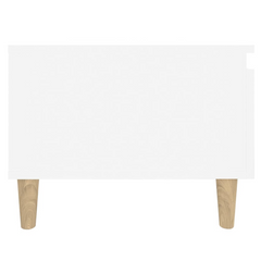 White Side Table 50x46x35 cm - Modern & Stylish Engineered Wood Table