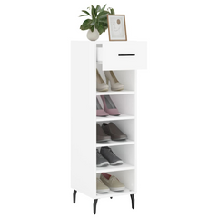 Shoe Cabinet White 30x35x105 cm - Organize Your Shoes in Style