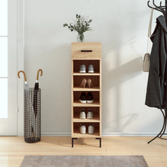 Shoe Cabinet Sonoma Oak 30x35x105 cm - Organize and Beautify Your Space