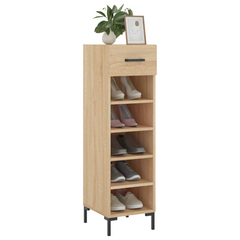 Shoe Cabinet Sonoma Oak 30x35x105 cm - Organize and Beautify Your Space