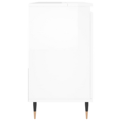 Bathroom Cabinet High Gloss White 65x33x60 cm Engineered Wood