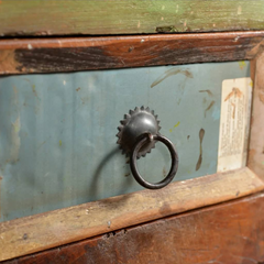 Reclaimed Cabinet Solid Wood with 4 Drawers