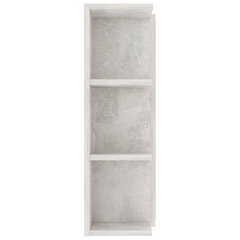 Bathroom Mirror Cabinet Concrete Grey 80x20.5x64 cm Engineered Wood