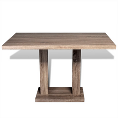 Dining Table MDF Oak-look - Durable, Elegant & Easy to Assemble