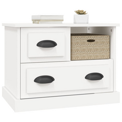 Bedside Cabinet White 60x39x45 cm - Elegant and Practical