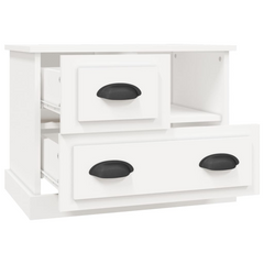 Bedside Cabinet White 60x39x45 cm - Elegant and Practical