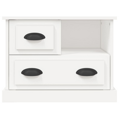 Bedside Cabinet White 60x39x45 cm - Elegant and Practical