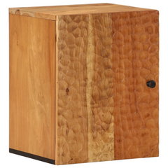 Solid Acacia Wood Bathroom Wall Cabinet – 38x33x48 cm Storage Solution for Modern Homes