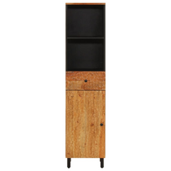 Solid Acacia Wood Bathroom Cabinet 38x33x160 cm - Durable & Elegant Storage Solution for Modern Bathrooms