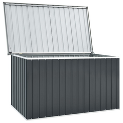 Grey Garden Storage Box 171x99x93 cm - Durable & Stylish Outdoor Chest