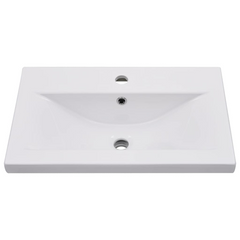 Sink Cabinet with Built-in Basin Concrete Grey – Modern Engineered Wood Bathroom Storage Solution