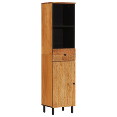 Solid Acacia Wood Bathroom Cabinet 38x33x160 cm - Durable & Elegant Storage Solution for Modern Bathrooms