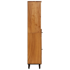 Solid Acacia Wood Bathroom Cabinet 38x33x160 cm - Durable & Elegant Storage Solution for Modern Bathrooms